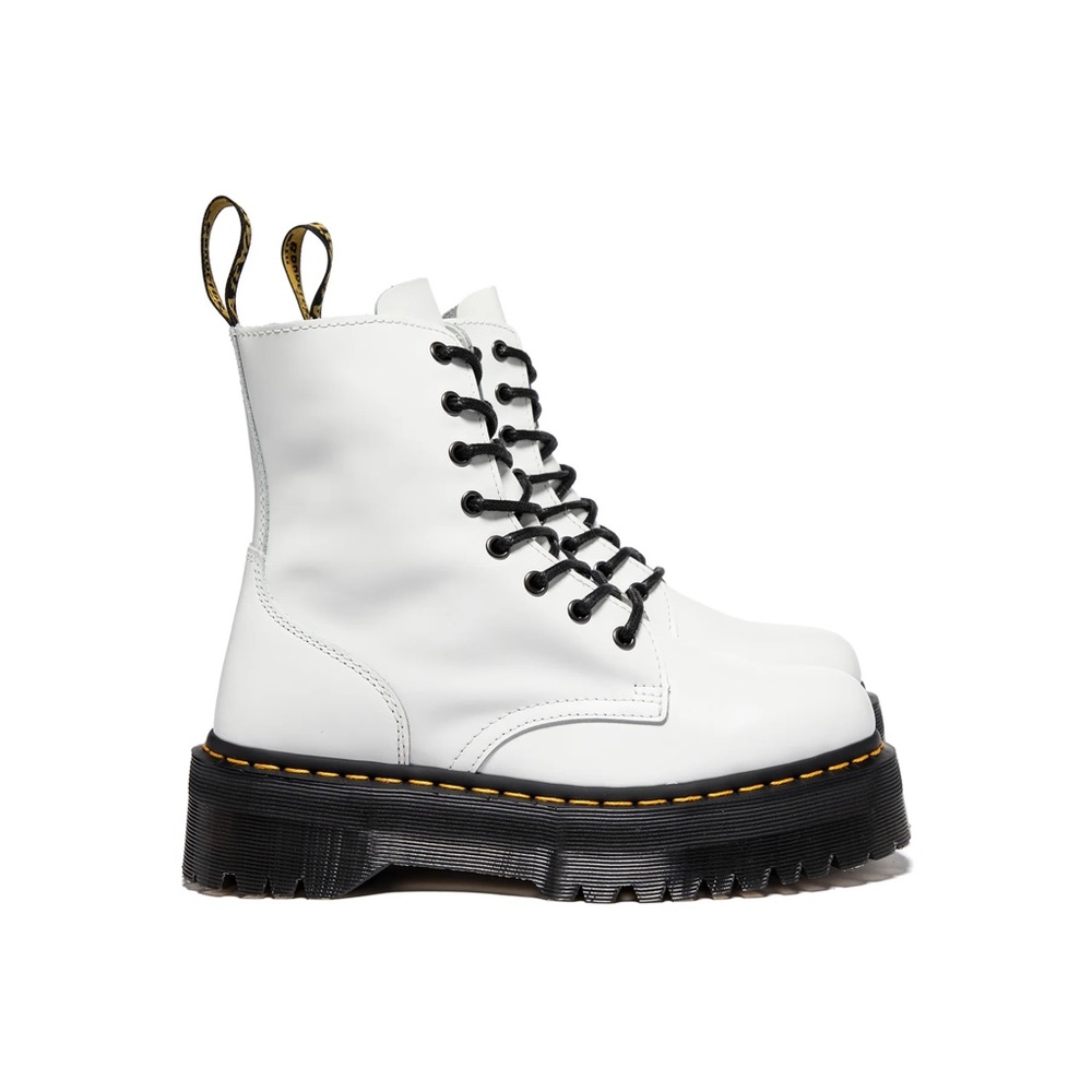 WHITE JADON PLATFORM DOC MARTENS